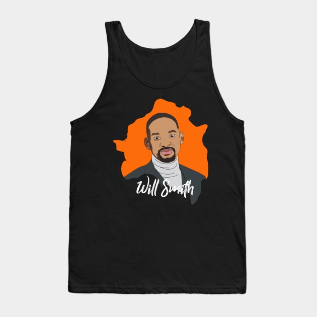 Will Smith Hollywood Actor Tank Top by Alex